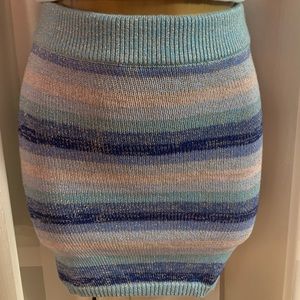 Beautiful knitted mini skirt